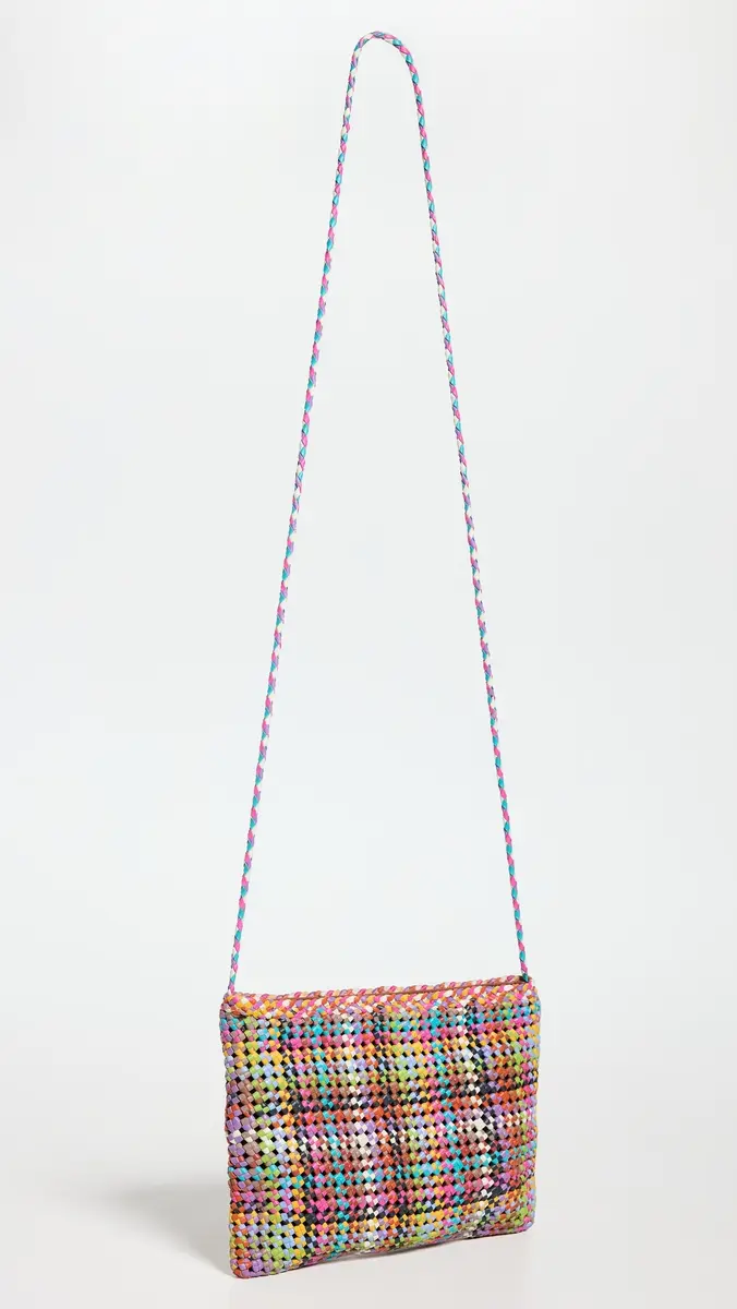 Dragon Diffusion Multi Flower Pochette with Strap Multi | Thumbnail 4 Dragon Diffusion Multi Flower Pochette with Strap Multi | Thumbnail 4
