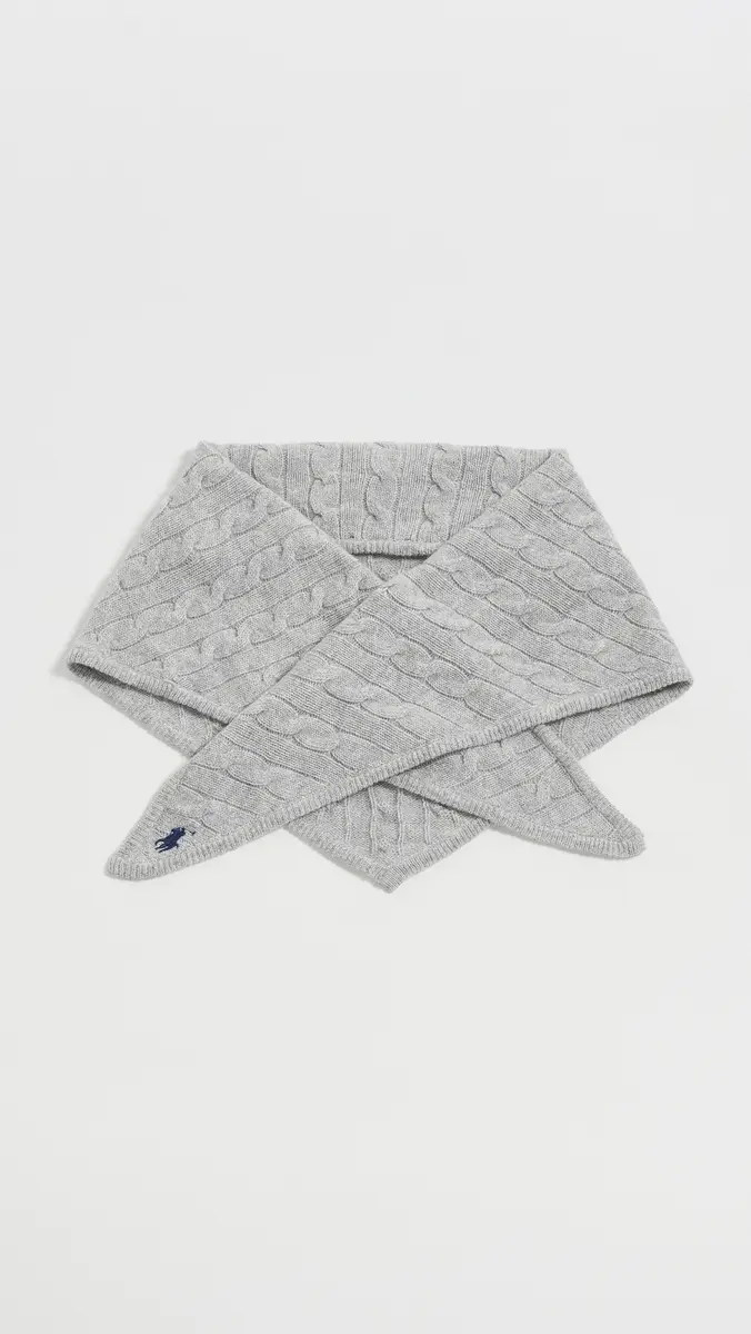 Polo Ralph Lauren Cable Triangle Scarf | Thumbnail 2 Polo Ralph Lauren Cable Triangle Scarf | Thumbnail 2