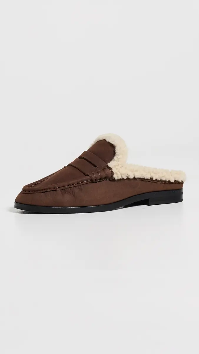 Simkhai Dean Shearling Loafer Mules | Thumbnail 2