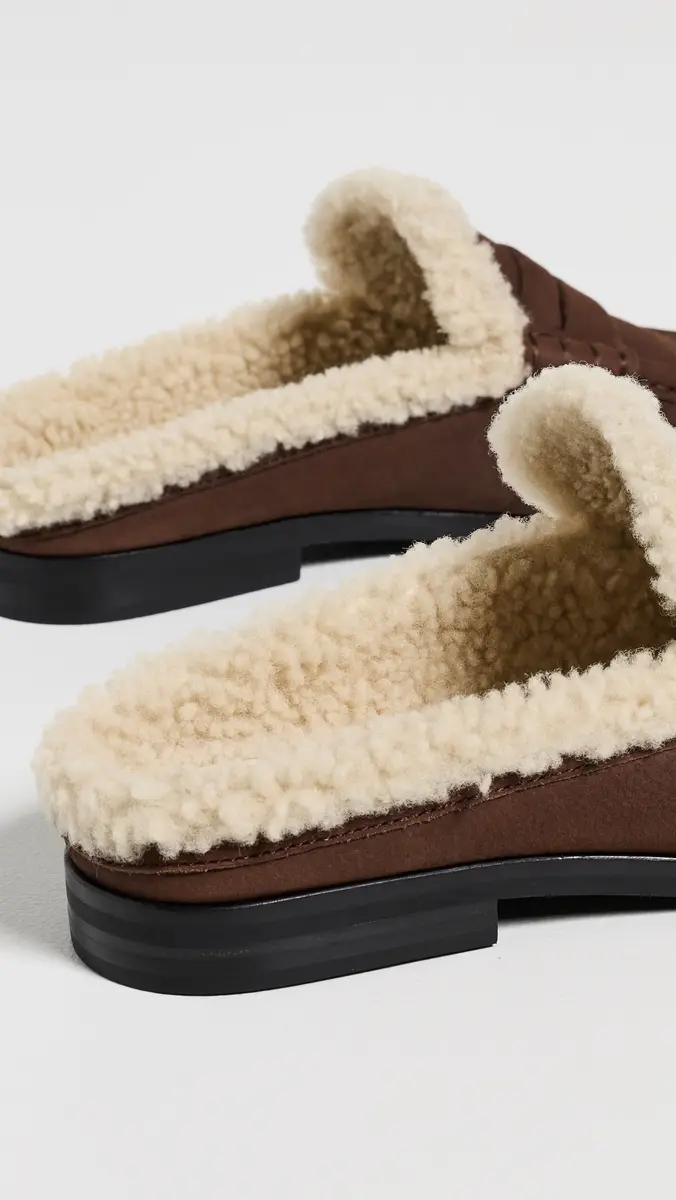 Simkhai Dean Shearling Loafer Mules | Thumbnail 4