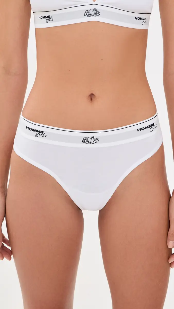 Hommegirls Homme Girls x Fruit Of The Loom Classic Thong 3 Pack | Thumbnail 3 Hommegirls Homme Girls x Fruit Of The Loom Classic Thong 3 Pack | Thumbnail 3