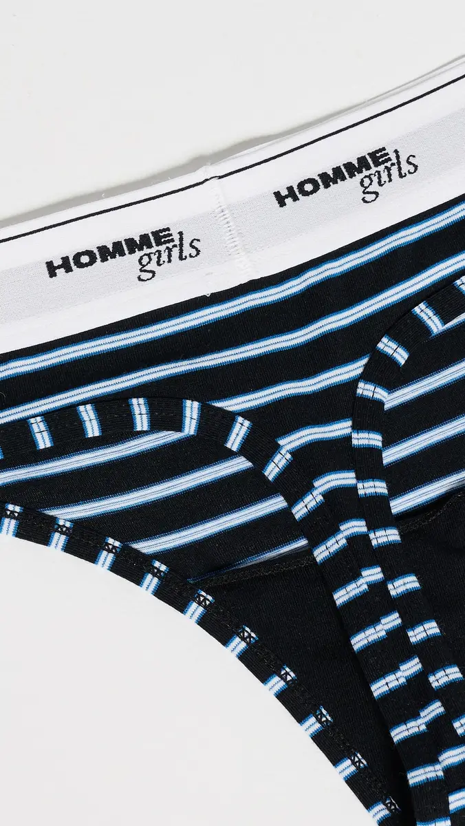Hommegirls Homme Girls x Fruit Of The Loom Classic Thong 3 Pack | Thumbnail 6 Hommegirls Homme Girls x Fruit Of The Loom Classic Thong 3 Pack | Thumbnail 6