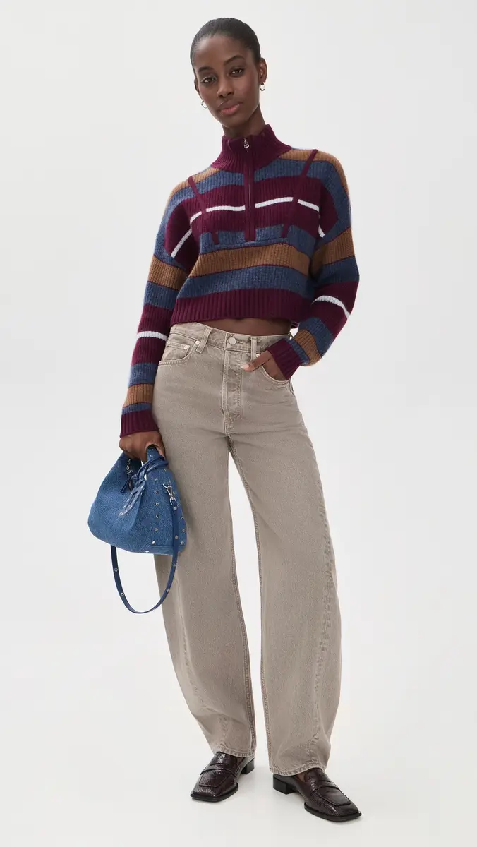 Staud Cropped Hampton Cashmere Sweater | Thumbnail 5 Staud Cropped Hampton Cashmere Sweater | Thumbnail 5