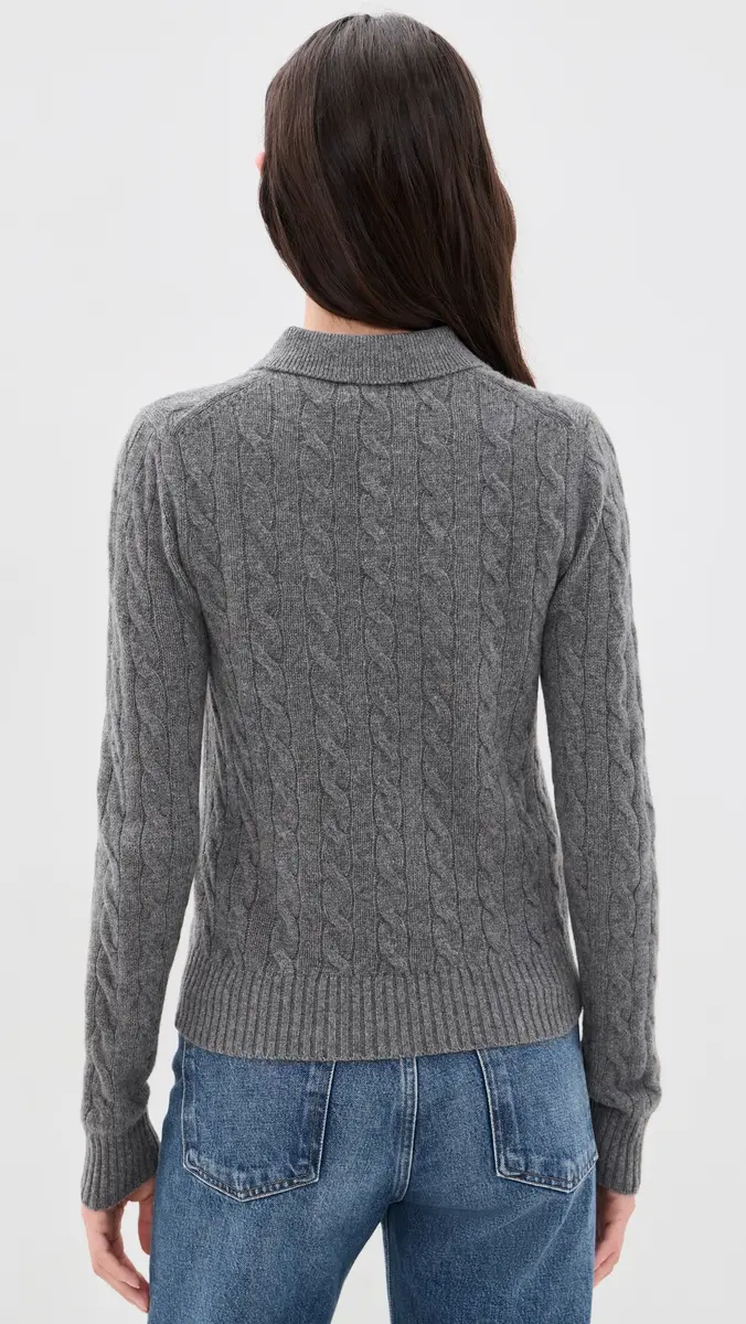 Polo Ralph Lauren Cable Knit Polo Sweater | Thumbnail 3 Polo Ralph Lauren Cable Knit Polo Sweater | Thumbnail 3