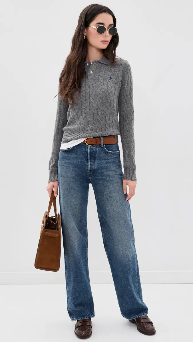 Polo Ralph Lauren Cable Knit Polo Sweater | Thumbnail 5 Polo Ralph Lauren Cable Knit Polo Sweater | Thumbnail 5