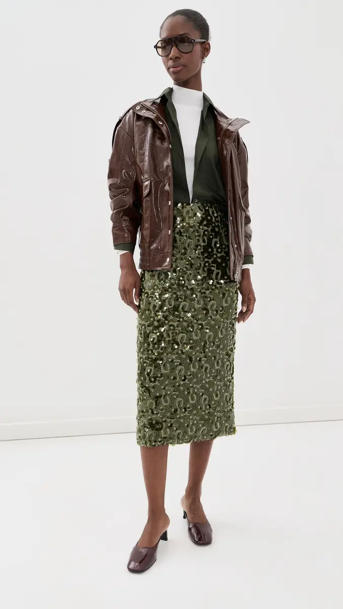 3.1 Phillip Lim Faux Textured Leather Bomber Jacket | Thumbnail 6