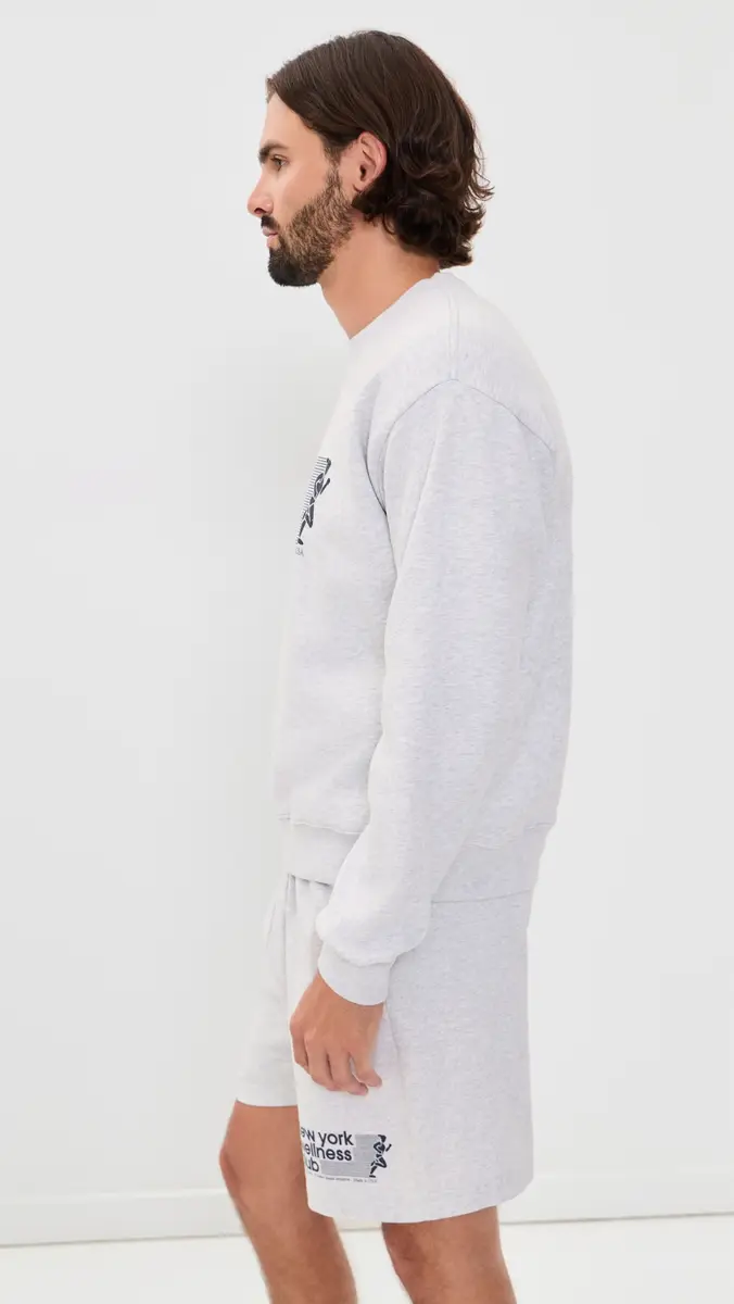 Sporty & Rich USA Wellness Club Crewneck Sweatshirt | Thumbnail 6