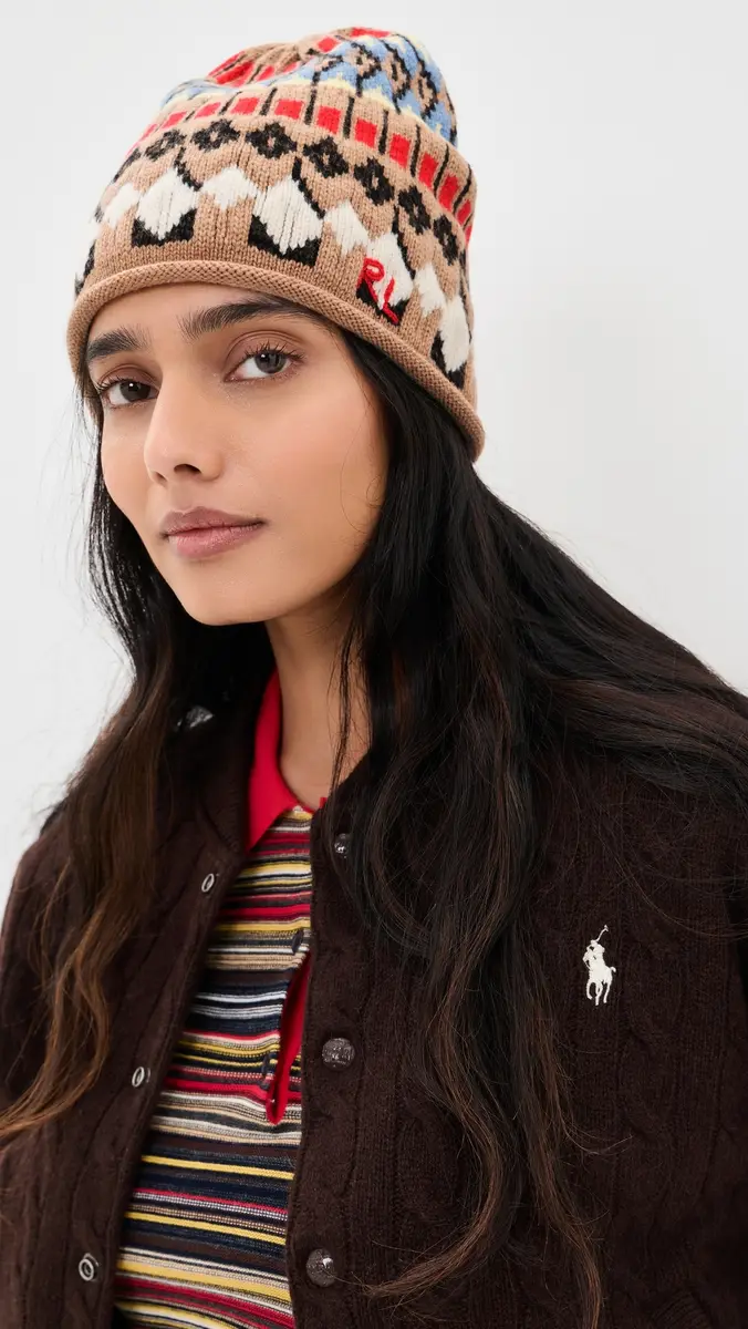 Polo Ralph Lauren Chunky Fairisle Beanie | Thumbnail 3 Polo Ralph Lauren Chunky Fairisle Beanie | Thumbnail 3