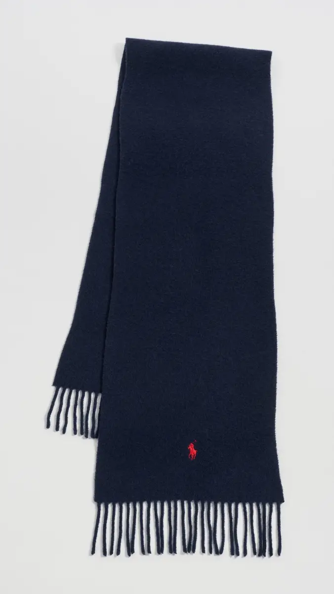 Polo Ralph Lauren Solid Recycled Wool Scarf | Thumbnail 2 Polo Ralph Lauren Solid Recycled Wool Scarf | Thumbnail 2
