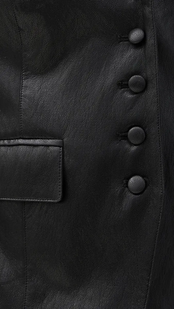 Joe's Jeans The Fitted Faux Leather Blazer | Thumbnail 6 Joe's Jeans The Fitted Faux Leather Blazer | Thumbnail 6