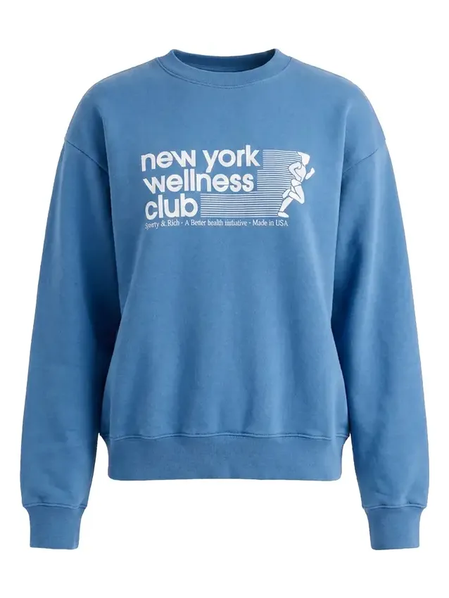 Sporty & Rich USA Wellness Club Crewneck Sweatshirt