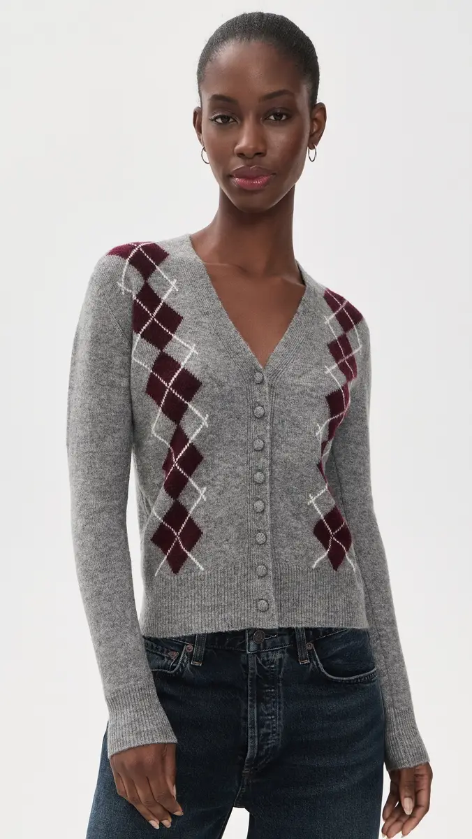 Wayf Elizabeth Argyle Cardigan | Thumbnail 2 Wayf Elizabeth Argyle Cardigan | Thumbnail 2