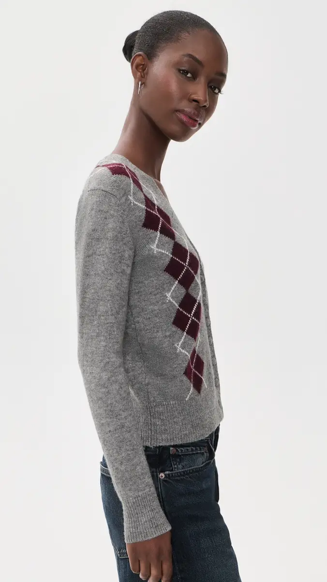 Wayf Elizabeth Argyle Cardigan | Thumbnail 4 Wayf Elizabeth Argyle Cardigan | Thumbnail 4