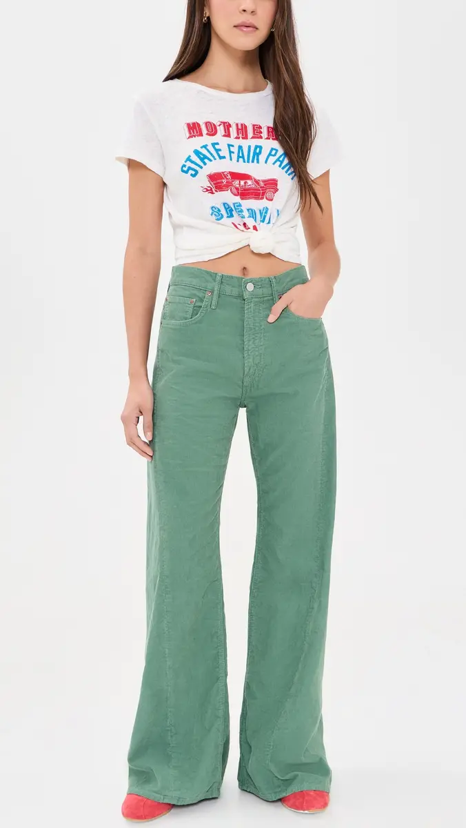 Mother The Lemon Twist Sneak Corduroy Jeans | Thumbnail 5 Mother The Lemon Twist Sneak Corduroy Jeans | Thumbnail 5