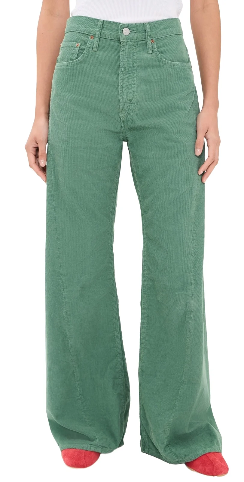 Mother The Lemon Twist Sneak Corduroy Jeans