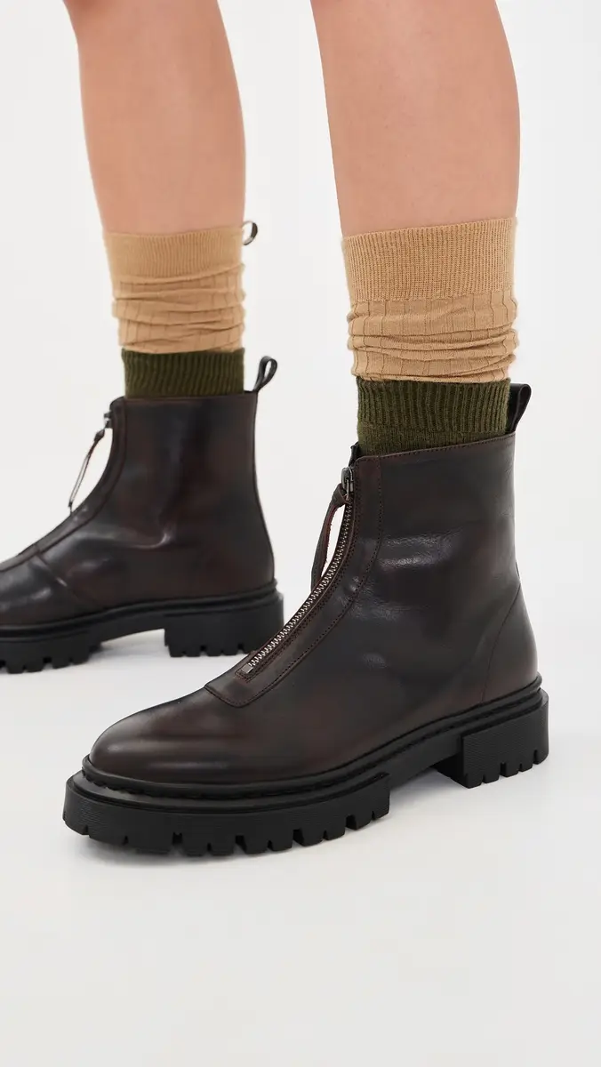 Staud Miles Zip Ankle Boots | Thumbnail 3 Staud Miles Zip Ankle Boots | Thumbnail 3