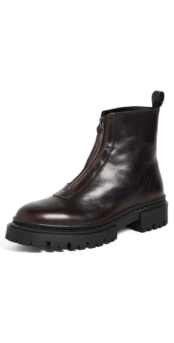Staud Miles Zip Ankle Boots