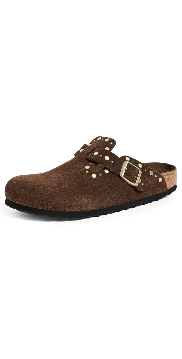 Birkenstock Boston Rivets Tonal Clogs Carafe | Image 1 Birkenstock Boston Rivets Tonal Clogs Carafe | Image 1