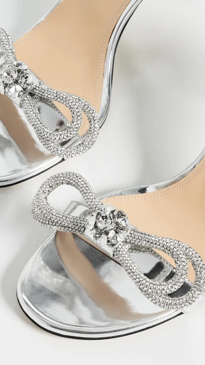 Mach & Mach Double Bow Mirror Leather Sandals | Thumbnail 6 Mach & Mach Double Bow Mirror Leather Sandals | Thumbnail 6
