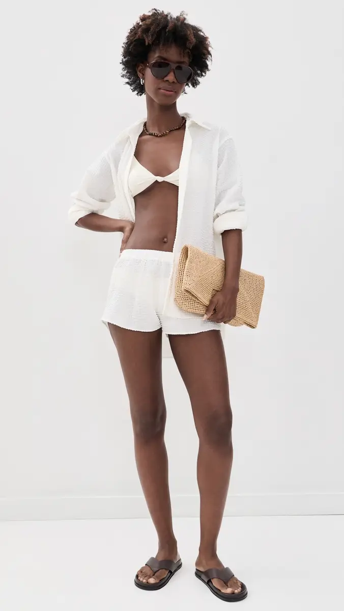 Hunza G Resort Coverup Shorts | Thumbnail 5 Hunza G Resort Coverup Shorts | Thumbnail 5