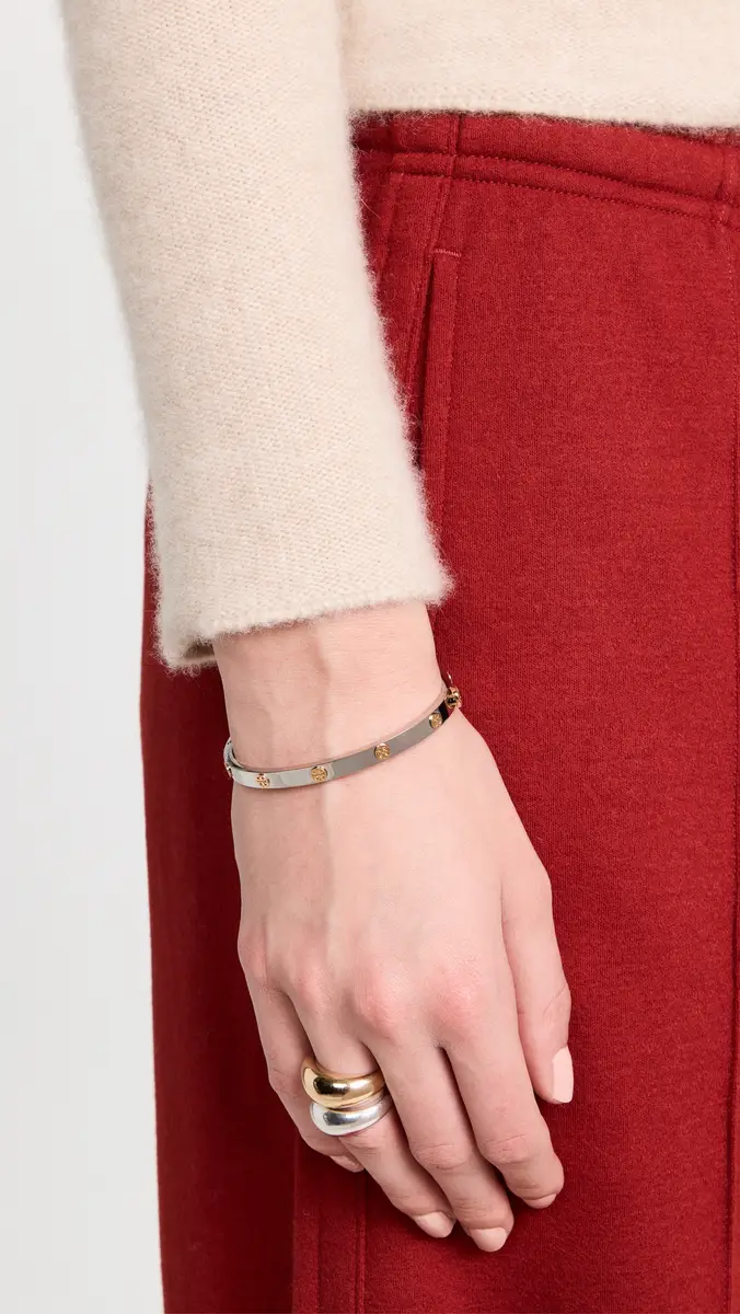 Tory Burch Thin Icon Hinge Bracelet | Thumbnail 3 Tory Burch Thin Icon Hinge Bracelet | Thumbnail 3
