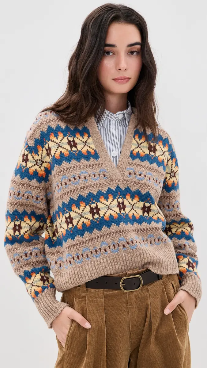 Polo Ralph Lauren Wool Blend Collared Sweater | Thumbnail 2 Polo Ralph Lauren Wool Blend Collared Sweater | Thumbnail 2