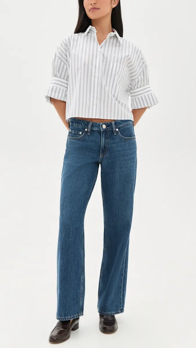 rag & bone Cam Low Rise Ankle Straight Jeans | Thumbnail 5 rag & bone Cam Low Rise Ankle Straight Jeans | Thumbnail 5