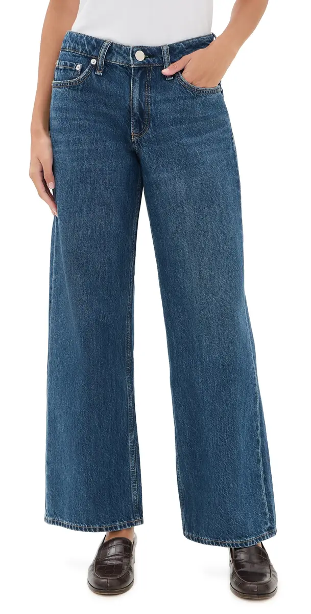 rag & bone Cam Low Rise Ankle Straight Jeans