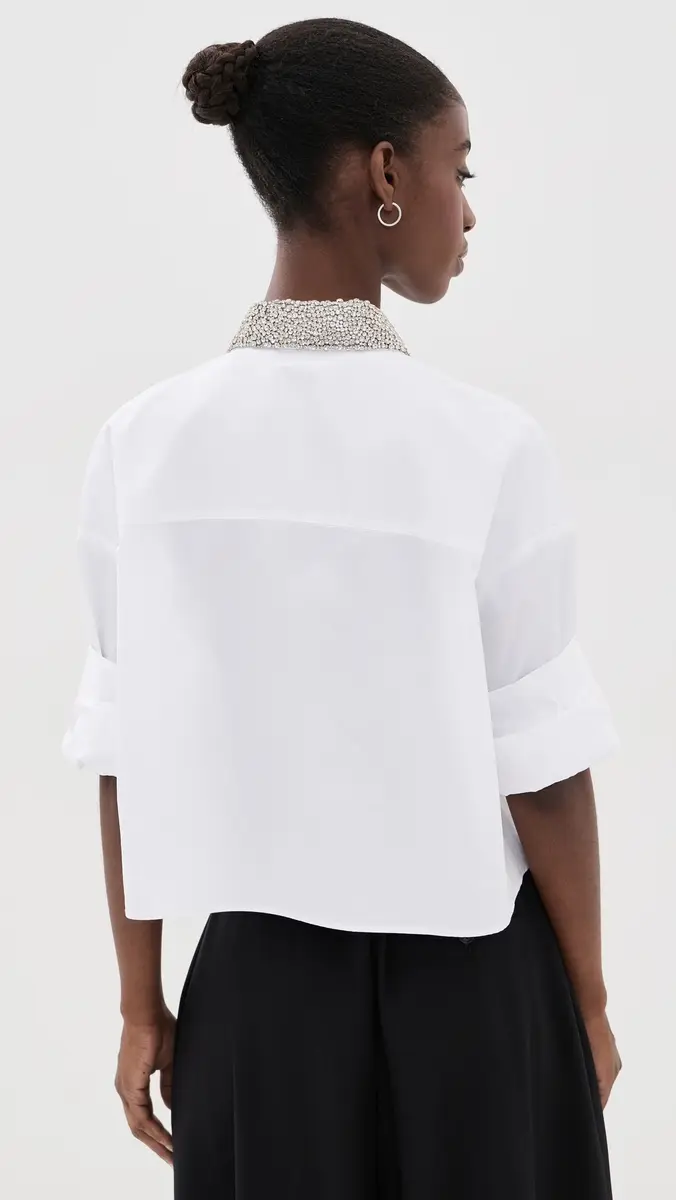 TWP Next Ex Crystal Collar Button Down Shirt | Thumbnail 3 TWP Next Ex Crystal Collar Button Down Shirt | Thumbnail 3