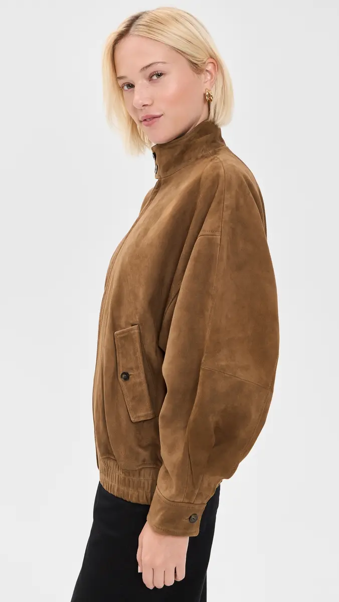 AGOLDE Blair Goatskin Suede Jacket | Thumbnail 4 AGOLDE Blair Goatskin Suede Jacket | Thumbnail 4