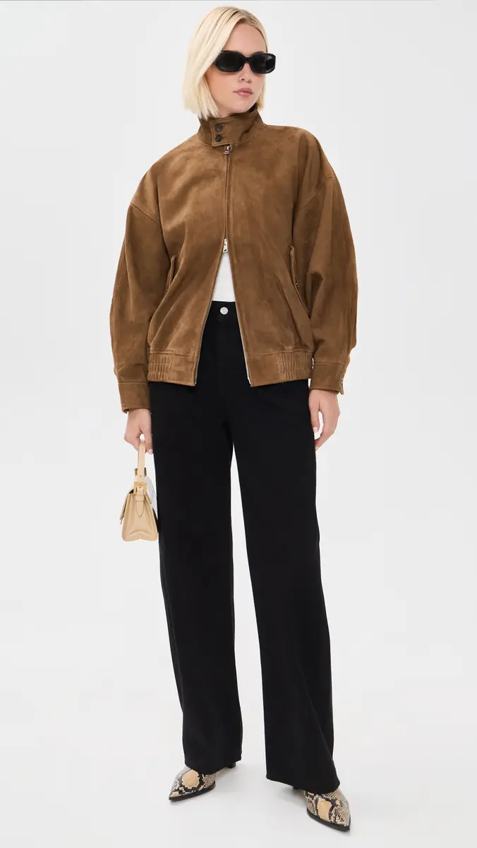 AGOLDE Blair Goatskin Suede Jacket | Thumbnail 5 AGOLDE Blair Goatskin Suede Jacket | Thumbnail 5
