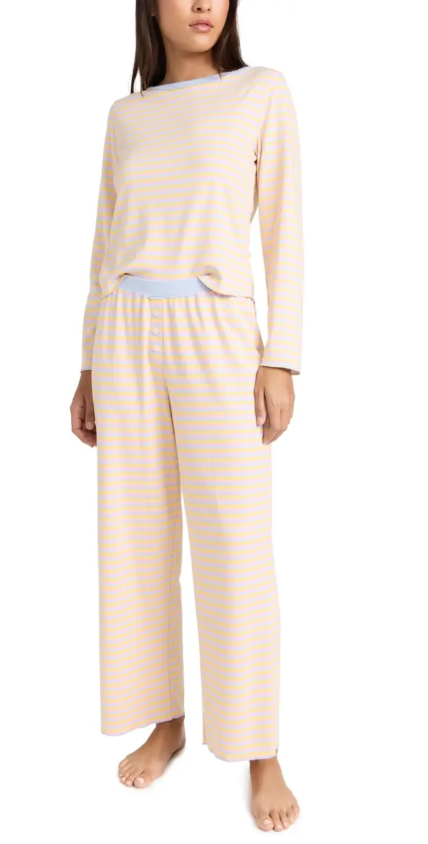 Cozyland by Morgan Lane Ellie Pajama Set Rainbow Dream S | Image 1 Cozyland by Morgan Lane Ellie Pajama Set Rainbow Dream S | Image 1