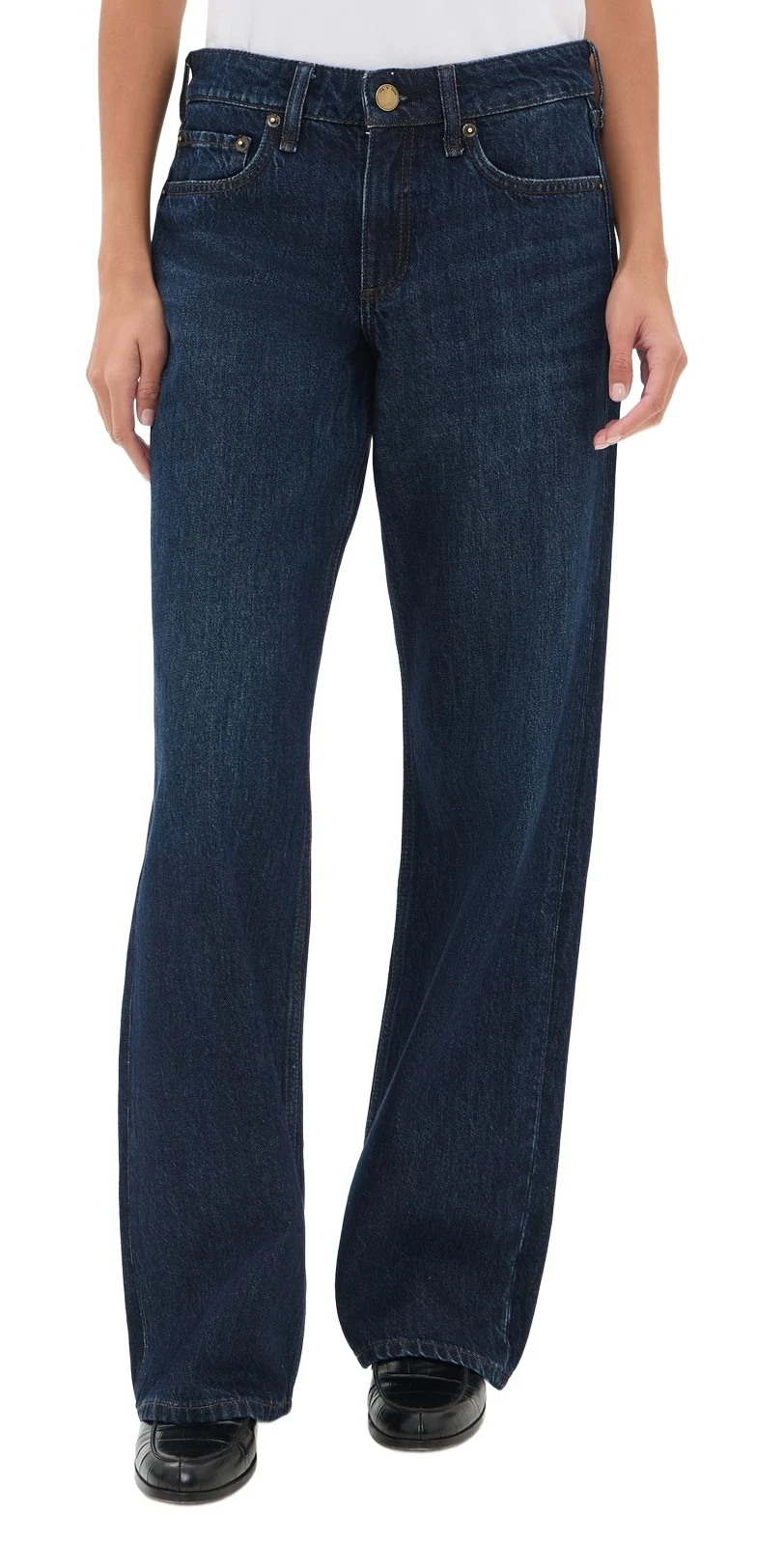 Cam Low Rise Straight Jeans