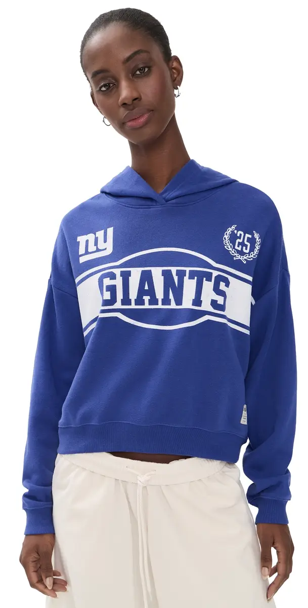 Junk Food New York Giants Oversized Cropped Hoodie Liberty S | Image 1 Junk Food New York Giants Oversized Cropped Hoodie Liberty S | Image 1