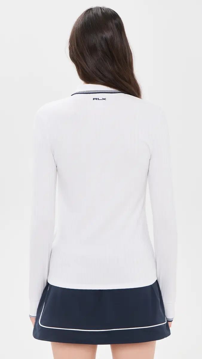 RLX Ralph Lauren Ribbed Polo Shirt | Thumbnail 3 RLX Ralph Lauren Ribbed Polo Shirt | Thumbnail 3