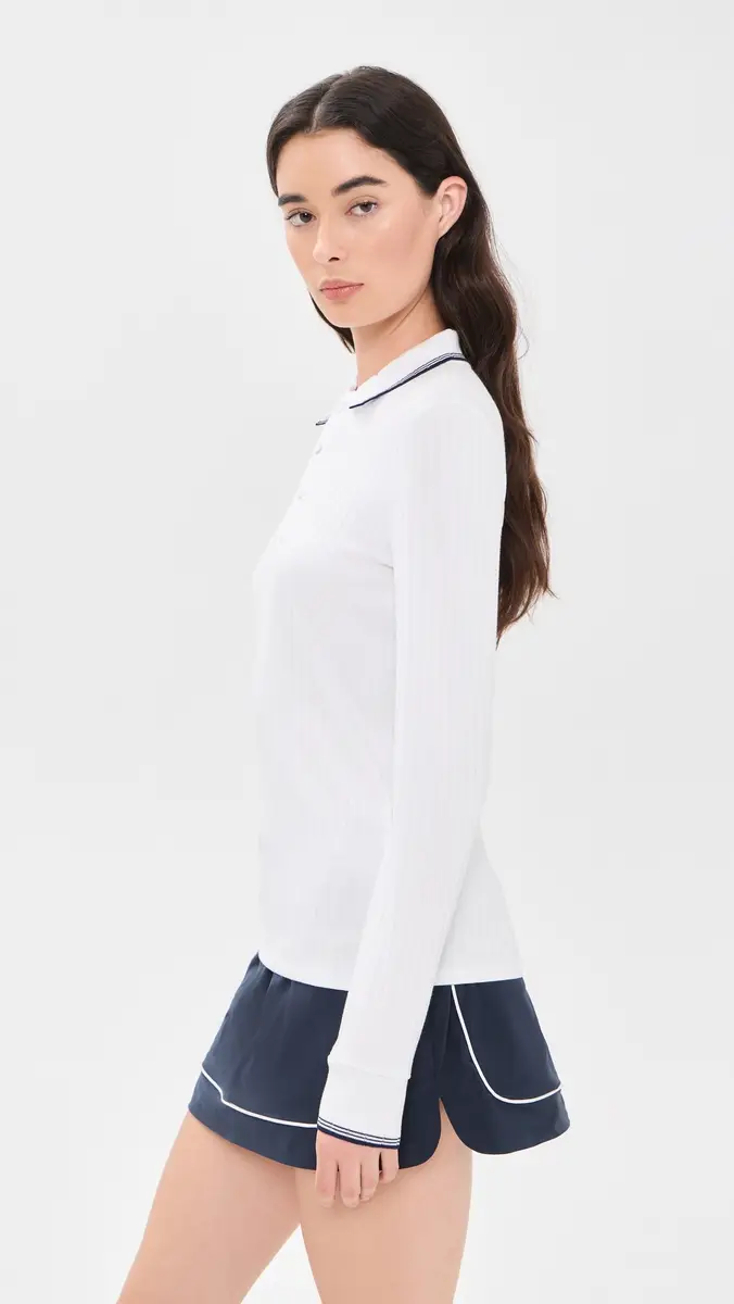 RLX Ralph Lauren Ribbed Polo Shirt | Thumbnail 4 RLX Ralph Lauren Ribbed Polo Shirt | Thumbnail 4
