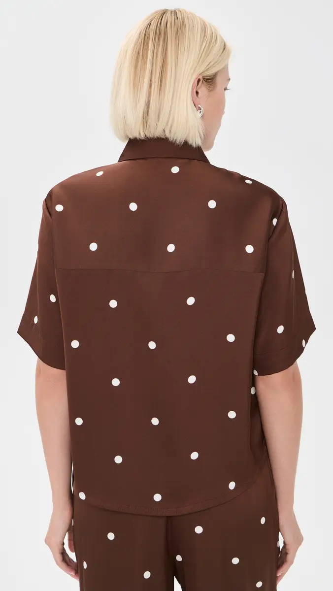 Z Supply Mari Button Up Dot Top | Thumbnail 3 Z Supply Mari Button Up Dot Top | Thumbnail 3