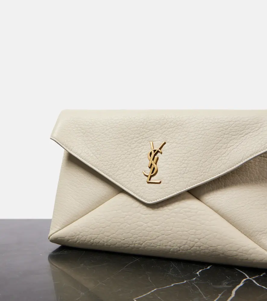 Saint Laurent Cassandre Large leather clutch | Thumbnail 3 Saint Laurent Cassandre Large leather clutch | Thumbnail 3