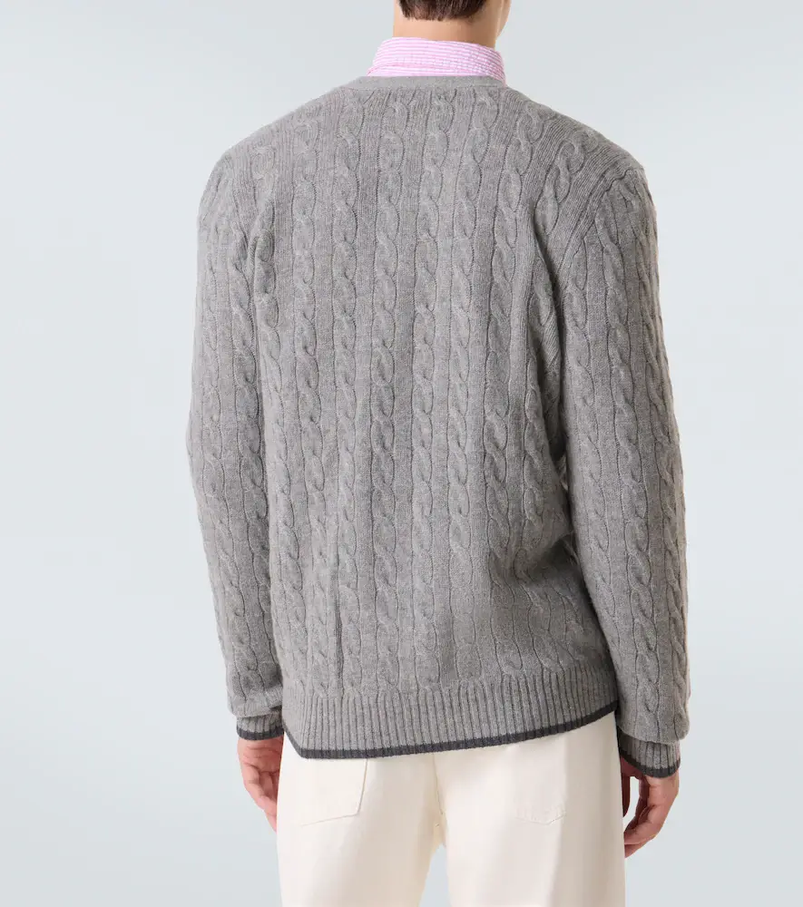 Polo Ralph Lauren Cable-knit cashmere cardigan | Thumbnail 3 Polo Ralph Lauren Cable-knit cashmere cardigan | Thumbnail 3