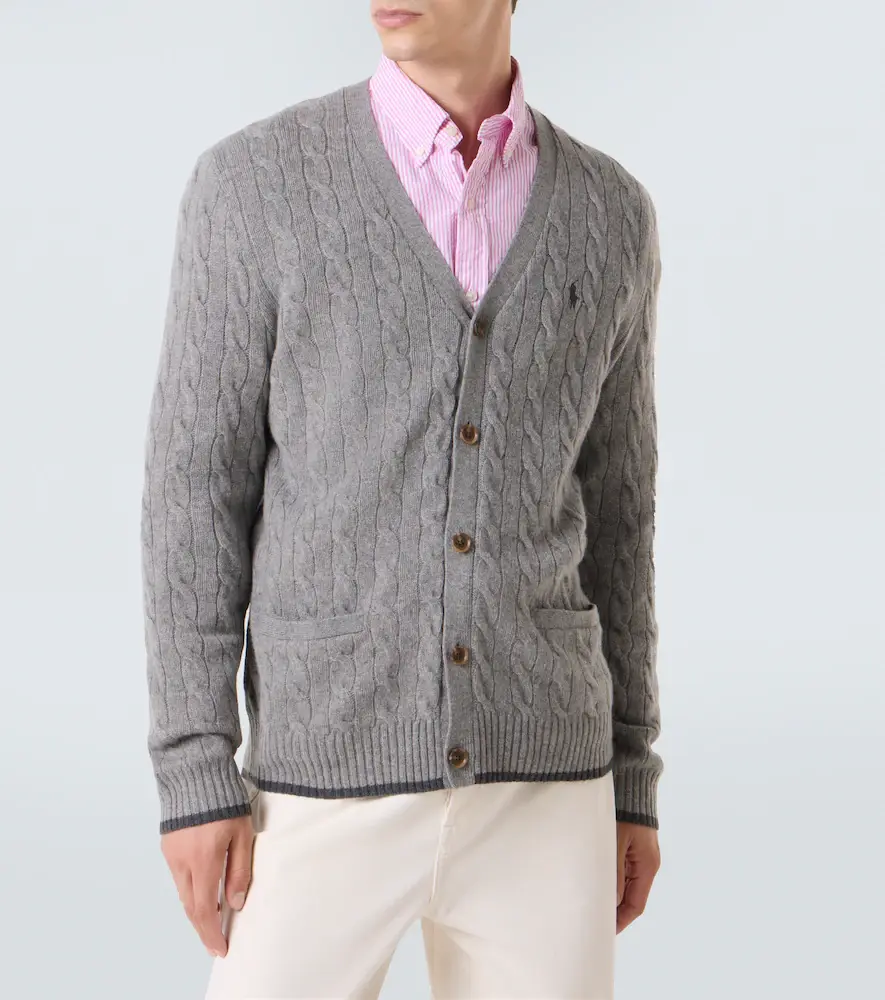 Polo Ralph Lauren Cable-knit cashmere cardigan | Thumbnail 4 Polo Ralph Lauren Cable-knit cashmere cardigan | Thumbnail 4