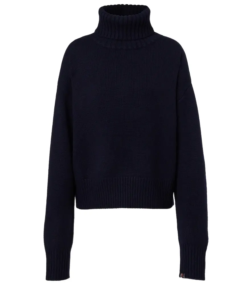 Extreme Cashmere Crop Xtra cashmere turtleneck sweater