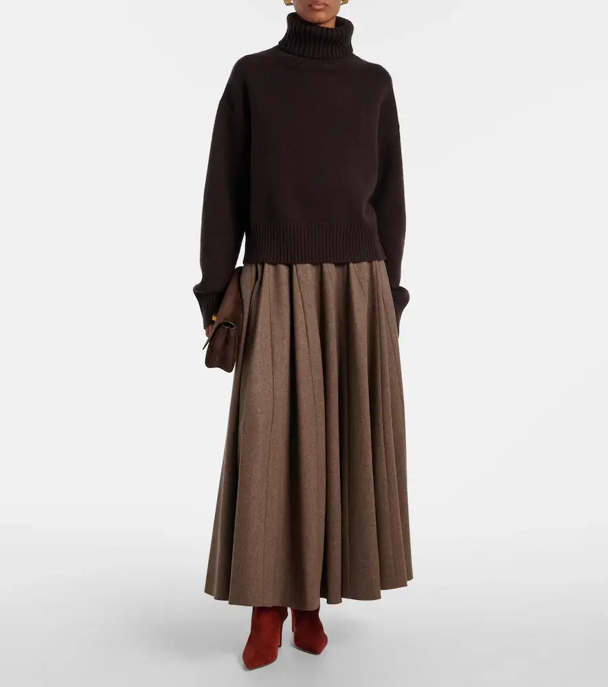 Extreme Cashmere N°434 Crop Xtra turtleneck sweater | Thumbnail 2 Extreme Cashmere N°434 Crop Xtra turtleneck sweater | Thumbnail 2