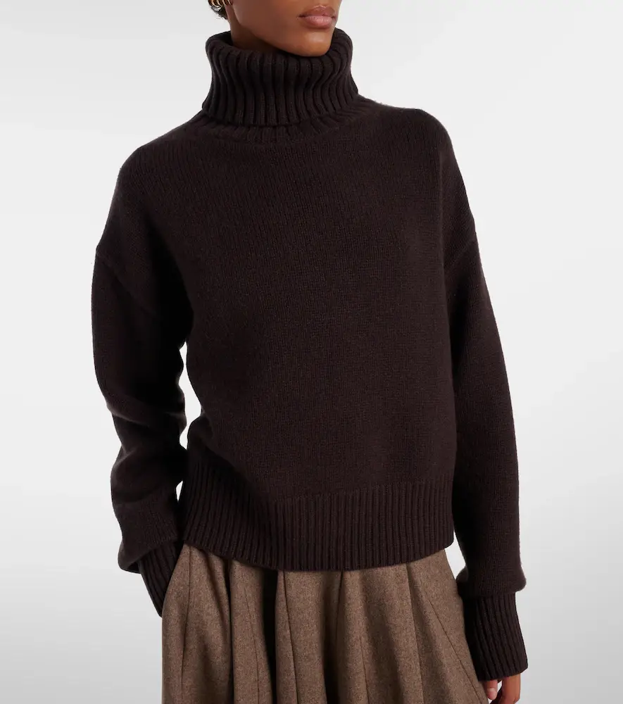Extreme Cashmere N°434 Crop Xtra turtleneck sweater | Thumbnail 3 Extreme Cashmere N°434 Crop Xtra turtleneck sweater | Thumbnail 3