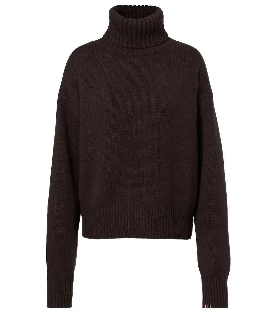 Extreme Cashmere N°434 Crop Xtra turtleneck sweater