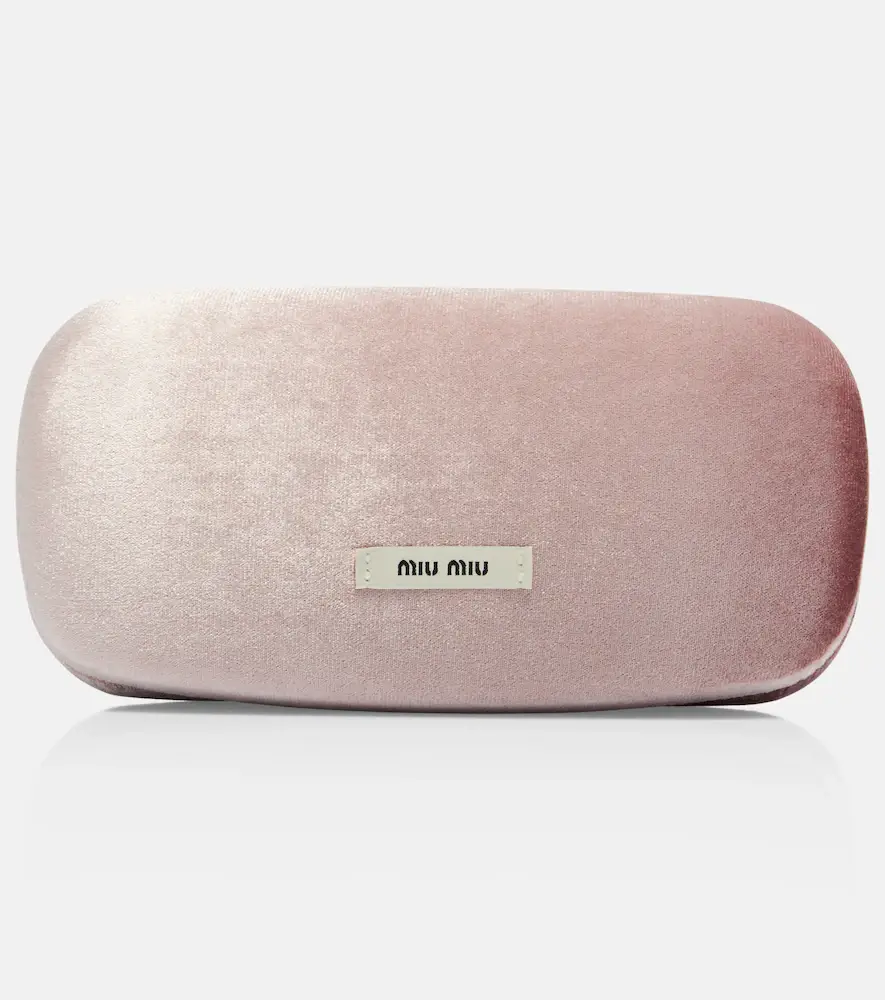 Miu Miu Logo oval sunglasses | Thumbnail 6