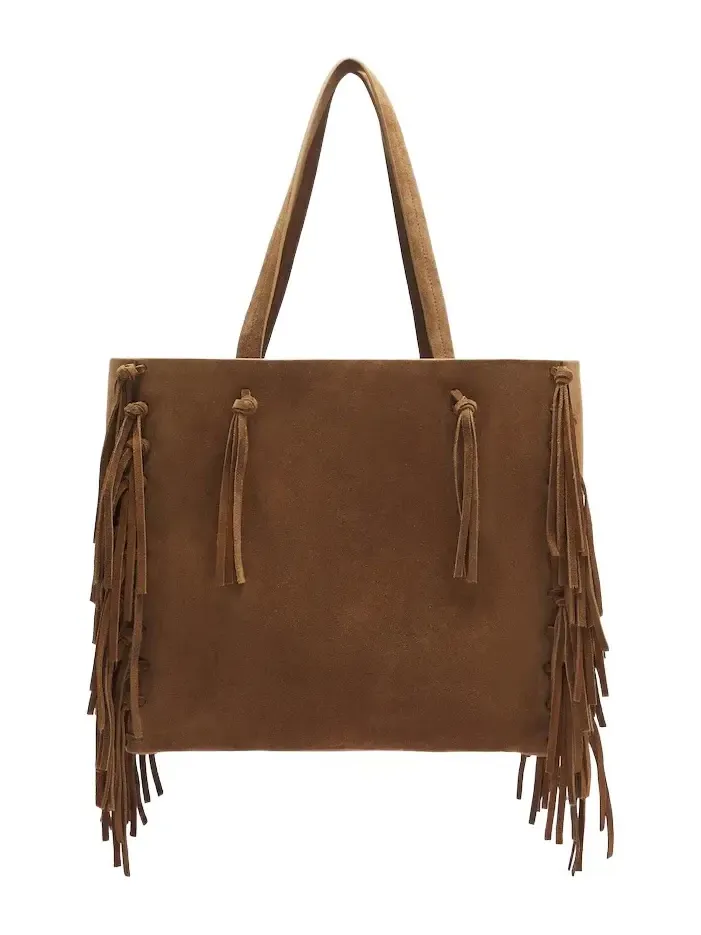 Joni fringed suede tote bag Joni fringed suede tote bag