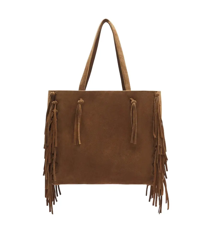 Nili Lotan Joni fringed suede tote bag | Image 1 Nili Lotan Joni fringed suede tote bag | Image 1