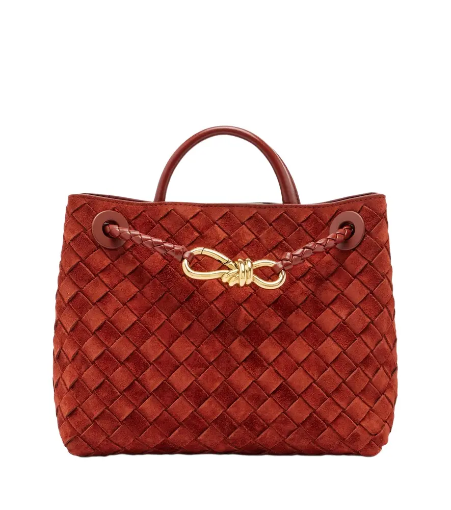 Bottega Veneta Andiamo Small suede top-handle bag | Image 1 Bottega Veneta Andiamo Small suede top-handle bag | Image 1