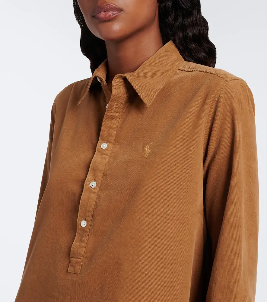 Polo Ralph Lauren Cotton corduroy minidress | Thumbnail 4