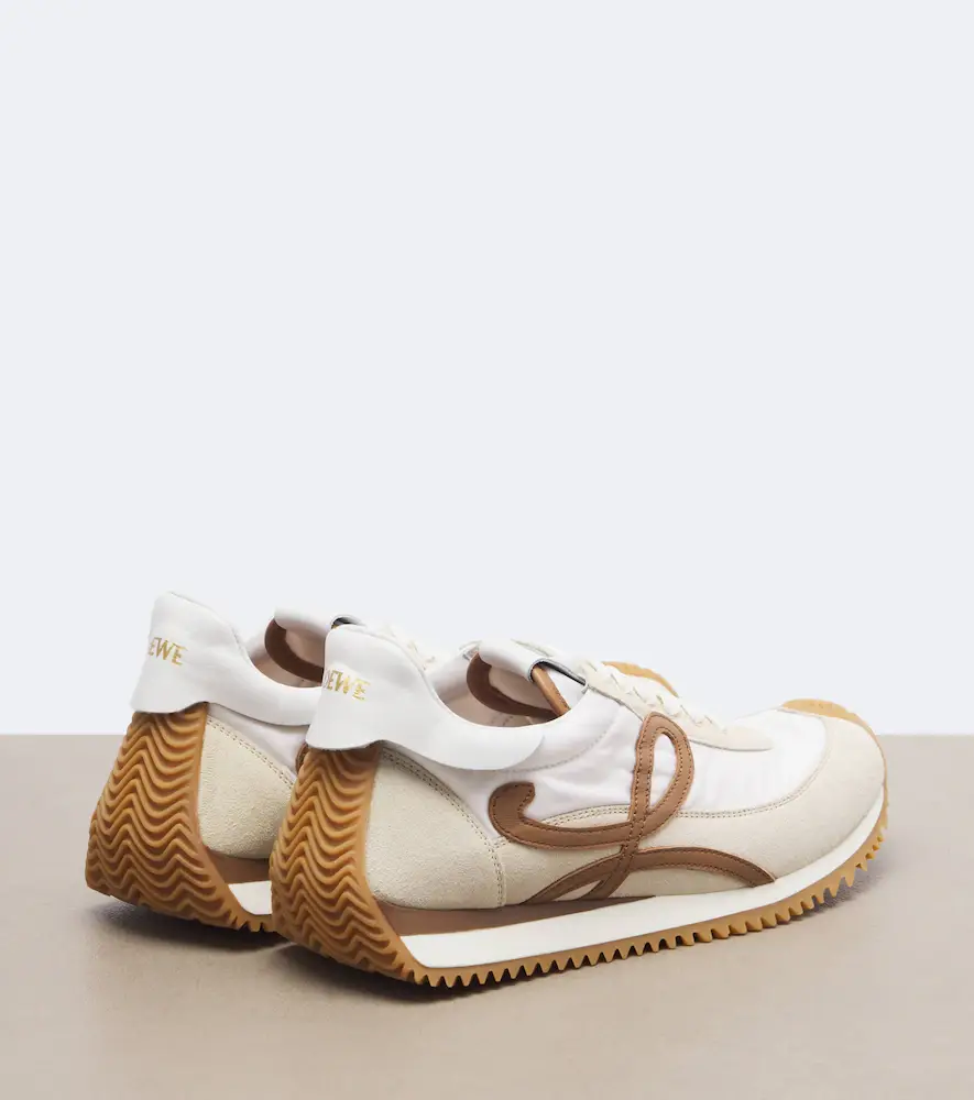 Loewe Flow Runner 2.0 suede-trimmed sneakers | Thumbnail 2 Loewe Flow Runner 2.0 suede-trimmed sneakers | Thumbnail 2